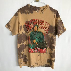 100% Cotton Tan Brown Tie Dye Increase The Peace Boyz N The Hood Tshirt Sz M